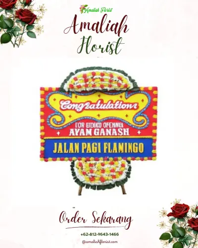 Bunga Papan Congratulation di Melinggih